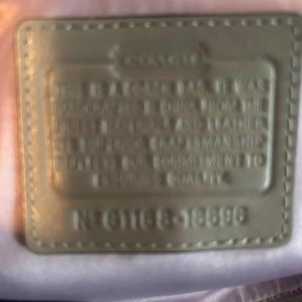 Coach 18696 Chelsea Ashley Metallic Gray Shoulder Bag - Picture 14 of 14